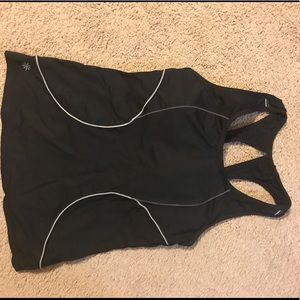 Athleta black workout top